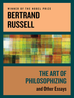 cover image of The Art of Philosophizing